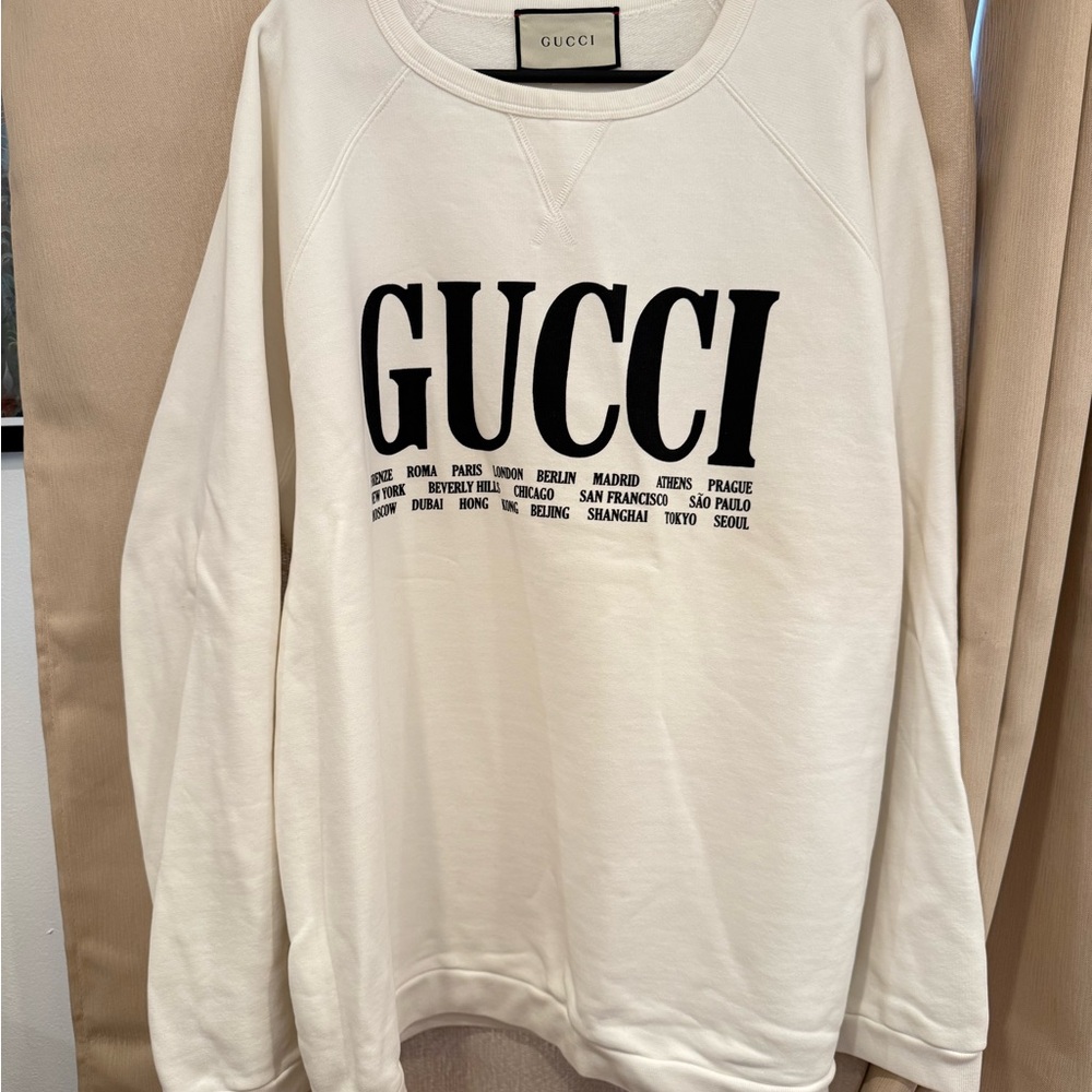 Gucci Cream Sweatshirt